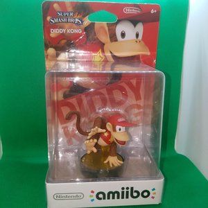 NA NIB Diddy Kong Amiibo